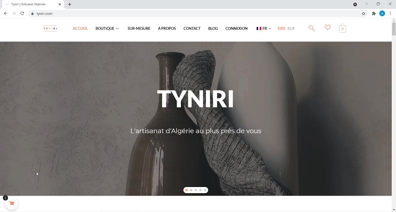 TYNIRI: Algerian Handicraft Marketplace