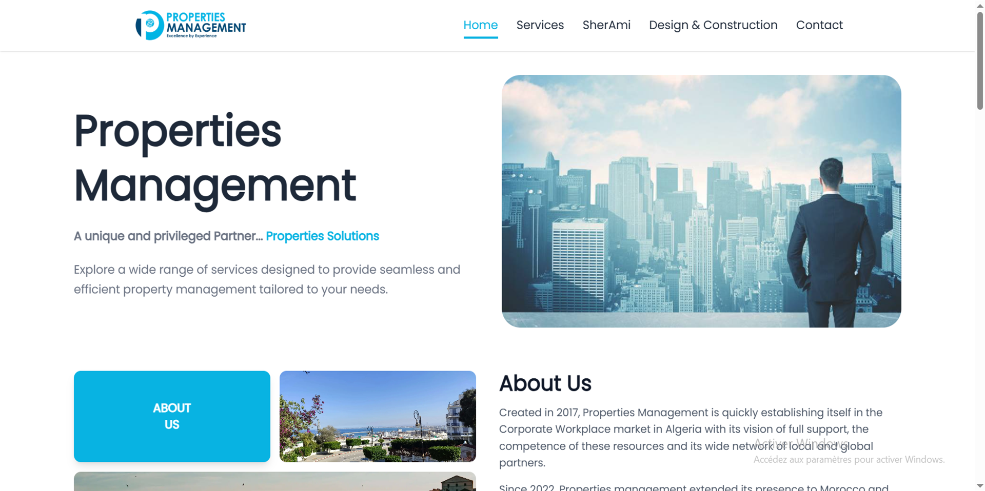 Properties Management website